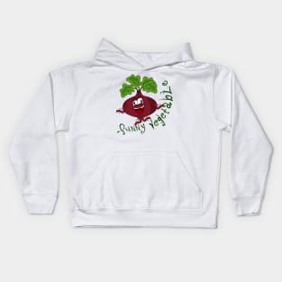 beet-funny vegetable Kids Hoodie